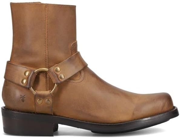 Frye Conway Chain Harness Stylish Men's Leather Footwear, Elegant Durable Design, Comfortable Fit, Western-Inspired Look
