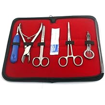 Coral Propagation Fragging Kit Set 6 Pcs Hard Soft Freshwater Reef Stainless Steel Tools Case CRL-0035