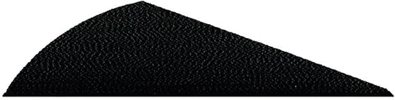Bohning Blazer X2 Archery Vane (100-Pack), Black, 10762BK185