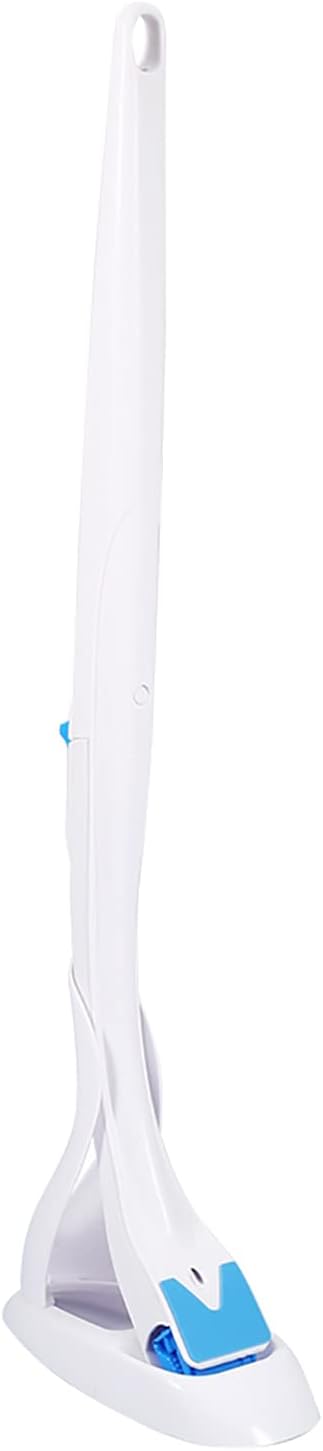 EMUKOEP 19.7inch Disposable Toilet Brush Replaceable scrubbing Toilet Cleanging Brush Replaceable Concentrated Detergent for Home Bathroom