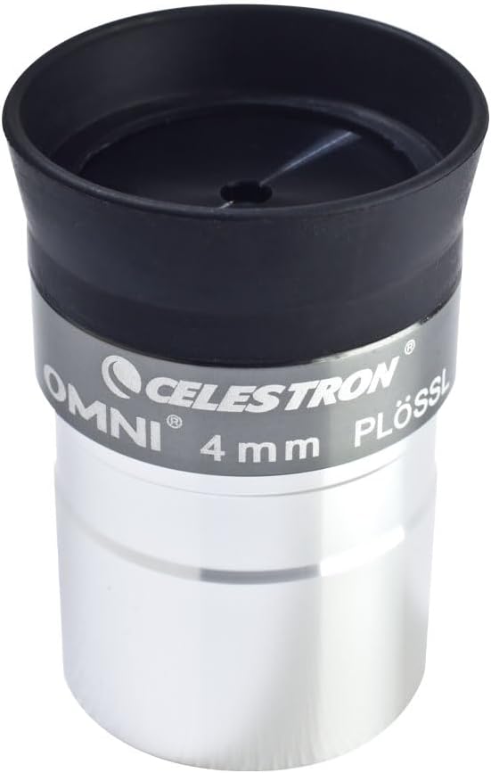 Celestron Omni 1.25" 4mm Telescope Eyepiece for High-Power Planetary Detail