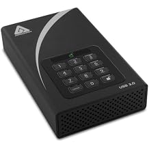 Apricorn Aegis Padlock DT FIPS - USB 3.0 Desktop Drive ADT-3PL256F-2000 (R2) Portable Hard Drive 2TB HD2134