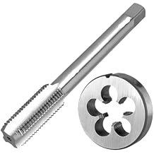 9/16-20 UN Tap and Die Set Right Hand,9/16x20 HSS Machine Thread Tap & Round Die