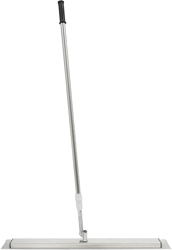 Bull Float Concrete Float 100x800mm Concrete Bullfloat Concrete Tool Trowel, Adjustable Length, 360° Rotation