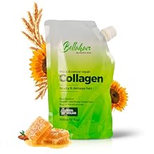 Bellahair Hydrating Collagen Hair Mask for Dry Damaged Hair and Growth - Hydrolyzed Keratin, Protein, SheaButter, Argon Oil & Botanical Extracts - Deep Repairs, Smooths & Strengthens All Hair-17Oz