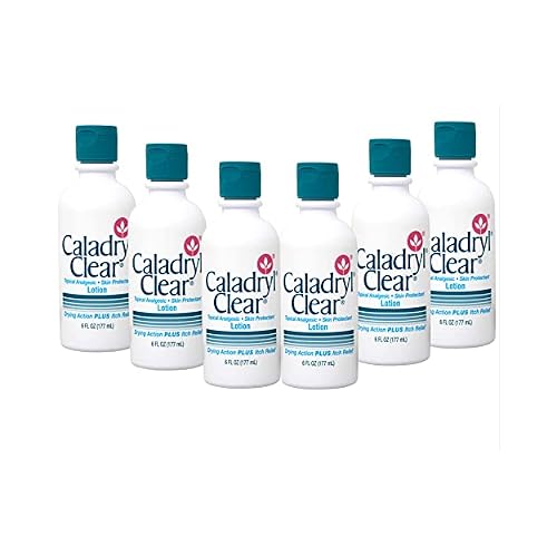 Caladryl Clear Skin Protectant Lotion - 6 OZ, Pack of 6