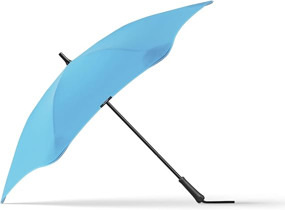 BLUNT Classic Large Windproof Umbrella 47" Umbrella for Wind and Rain, Durable Canopy Design, Heavy Duty for Everyday Travel, UV Protection - Blue