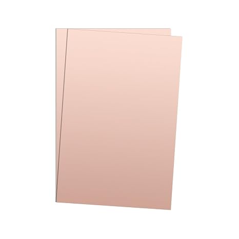 PATIKIL 8x12 inch Single Sided Copper Clad Laminate PCB, 2 Pcs 2mm Thickness FR4 Copper Plated Universal Circuit Prototype Board for Etching DIY PCB Kit