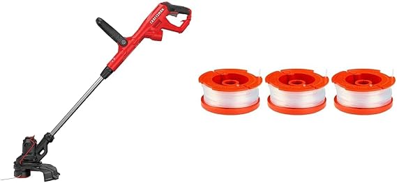 Craftsman WEEDWACKER String Trimmer Bundle (CMEST913) | Extra String Spools