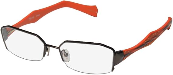 Thalia Cielo Womens/Ladies Designer Half-rim Flexible Hinges Demo Lens Durable Eyeglasses/Spectacles