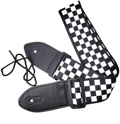 Guitar strap, classic adjustable cross body strap, electric guitar classic tail stud strap