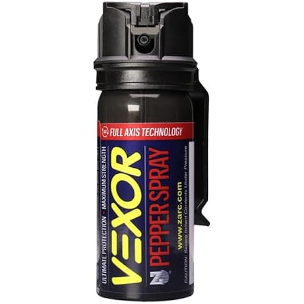 ZARC INTERNATIONAL SD-95FFA53GC Teardrop Spray for Self Defense, Full Axis Gel with Belt Clip, 1 Pack