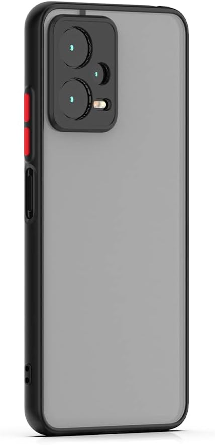 Spia Xiaomi Redmi Note 12 Pro 5G ile uyumlu Kılıf Siyah Ossa Kapak Orijinal Esnek Dayanıklı Darbe Karşıtı Koruyucu Yeni Nesil Tasarım (Xiaomi Redmi Note 12 Pro 5G, Siyah)