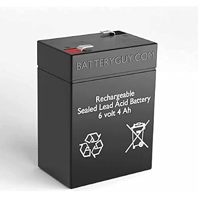 BatteryGuy BC-640 Replacement 6V 4.5Ah SLA Battery Brand Equivalent Rechargeable - Qty of 1