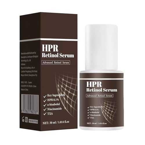 Advanced Retinol Serum for Face, Anti-Aging Retinol Pore Minimizer for Blemish Prone Skin - Gentle & Beginner-Friendly 30ml