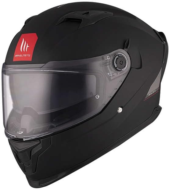 MT Motorcycle Helmet - Full Face - ECE 22.06 - MT Braker SV Solid A1 Matt Black L