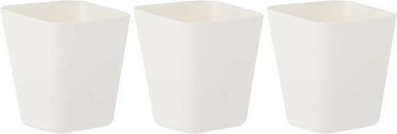Happy Coaster Cards Ikea New Sunnersta Container, White, Set Of 3