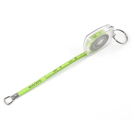 80'' 2m Mini Steel Tape Measure Plastic Shell with Keychain