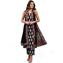 Sleeveless kurta set for women with dupatta partywear dress traditional kurti palazzo pant
