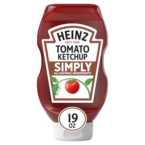 Heinz Simply Tomato Ketchup with No Artificial Sweeteners, 19 oz Bottle