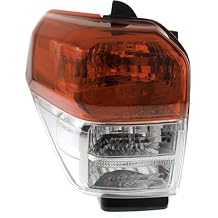Tail Light Halogen Left Driver Side Clear & Red Lens W/Bulb Tail Lamp 16554142 8156135360-PFM