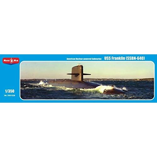 350-028 - 1350 SSBN Franklin-Class, American Submarine Model kit