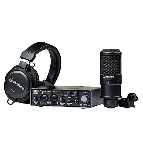 Steinberg UR22C USB 3.0 Studio Bundle with with Cubase AI and Cubasis LE