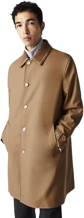 Lacoste Mens Wool Blend Straight Fit Jacket, XL