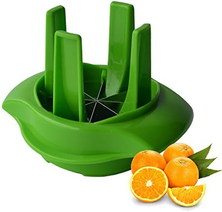 1PC Lemon & Lime Wedge Slicer Cutter to Garnish Food Lemon Splitter Fruit Slicer Apple Separator Orange Cutter Enjoy Slices of Lime Wedges in Seconds (Green)