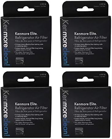 4 Pack Kenmore Elite 469918 Refrigerator Air Filter 4