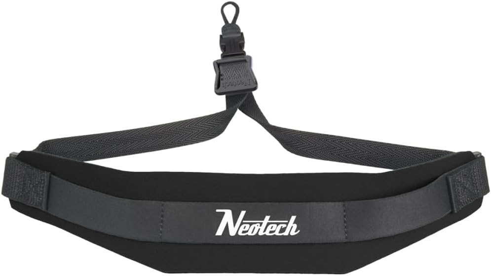 Neotech Saxophone Neck Strap Soft Sax Padded with Loop for Alto Tenor Baritone Soprano – Made in USA