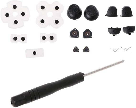 1 Set L2 R2 Trigger Button Spring Joystick Stick Conductive Rubber Pad for PS4 JDM-010 JDM-001 Controller Repair Tool