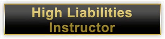High Liabilities Instructor Citation Bar