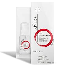 KIVERA Keratin + Vitamin Complex Hair Serum - Hair Serum for Hair Growth - Hair Serum for Frizzy and Damaged Hair - Anti Frizz Hair Serum for Men & Women, 5 Pack