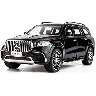 WAKAKAC Diecast Car Model GLS63 AMG 124 Alloy Collectible Pull Back Toy Car with Light and Sound Toy Vehicle for Adult Boys GiftBlack