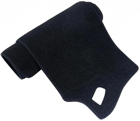 Car Dashboard Cover Pad For Hyundai For I20 III 2020~2024 2025 Anti-Slip Mat Sunshade Dashmat Carpet Rug Car Dashboard Cover(Polyester All Black,Right-)