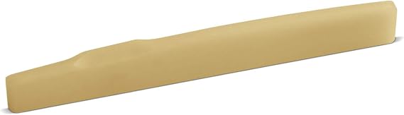 71.5 x 11 x 3.3 mm Unbleached Bone 12 Inch Radius Saddle Fits Some Post-2000 Gibson Guitars