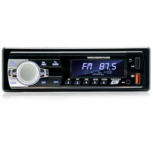 Car Radio Audio Single Din Short Dual USB Car Bluetooth MP3 Player with Remote Control Supports FM MP3USBSDMMCAUXEQHands-Free Calling