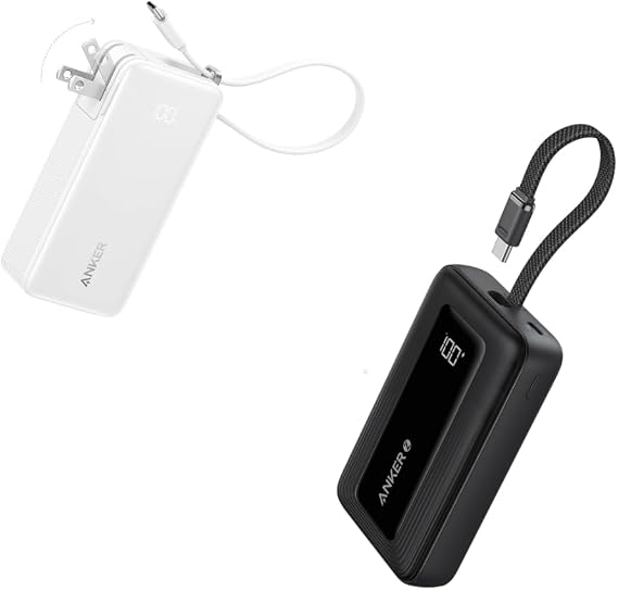 Anker 3-in-1 Portable iPhone Charger Zolo Power Bank, 10,000mAh 30W High-Speed Portable Charger
