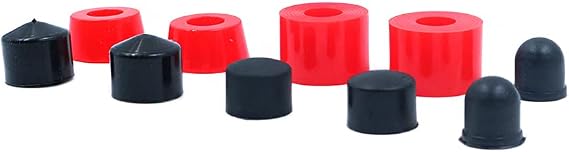 10 Pack Hardware, Skateboard Truck Rebuild Kit Bushings and Pivot Cups for Trucks Repair Rebuilding Kit, PU, Outdoor Sports Tools