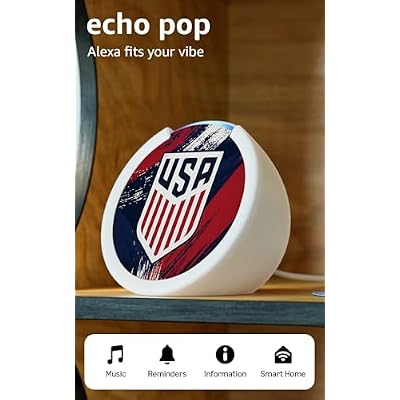 U.S. Soccer Echo Pop (newest model) | Officially Licensed Limited-Edition Design (White)