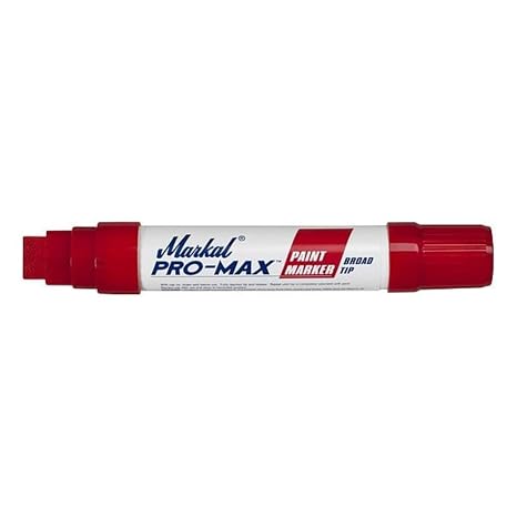 Markal 90902 Pro-Max Liquid Paint Marker with X-Large Tip, Red