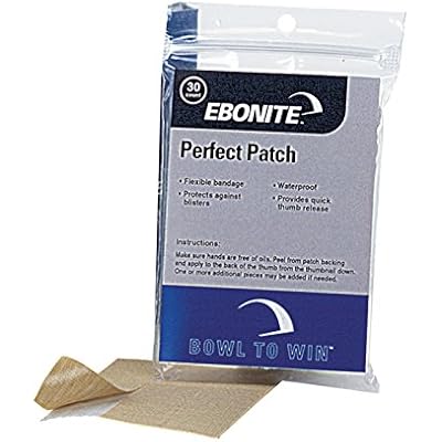 Ebonite Bowling Perfect Patch - 10 ct,Brown