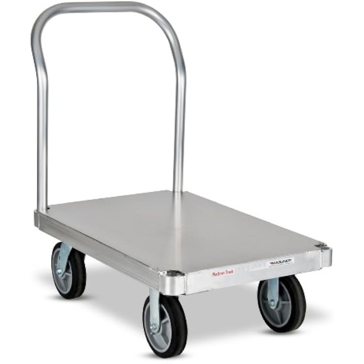 Magline PTK2436S1-Q Aluminum Smooth Deck Platform Truck, 1600 to 3000lbs Capacity, 36 Length x 24 Width