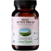 Maxi Health Probiotics for Digestive Health and Gut 15 Strains, 20 Billion CFU Active Organisms - Probiotics for Men and Women Daily Probiotic for Digestive Support, 30 Capsules