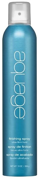 AQUAGE Finishing Spray LVOC, Firm Hold Hairspray, Delivers Humidity Resistance and Lasting Style Retention with Max Shine, 50% VOC, 10 oz