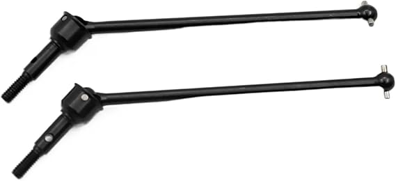for Rlaarlo for Omni for Terminator 1/10 RC Car Upgrade Parts Accessories 2pcs Steel Metal Drive Shaft CVD Driveshaft Accessories RC Upgrade Accessories