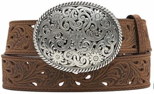 Tony Lama Womens Filigree Trophy, Bark, 38