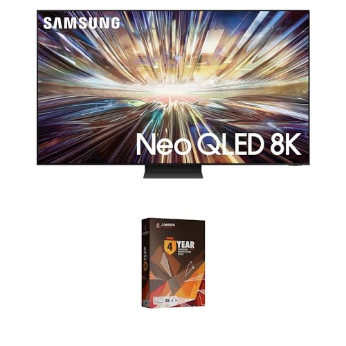 SAMSUNG QN85QN800DFXZA 85 Inch Neo QLED 8K Smart TV with AI Motion Enhancer and 4 Year Amber Protection Plan 2024