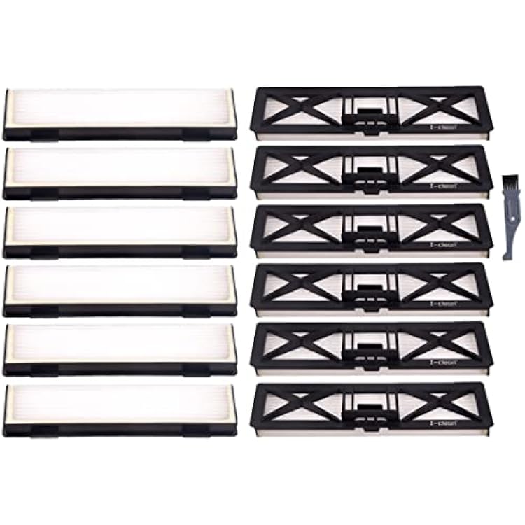 I-clean Replacement Neato Filter,Replacement Parts for All Neato Botvac,Neato Botvac D & Connected Series D7 D8 D9 D80 D5 D3 D85,With A Free Cleaning Brush
